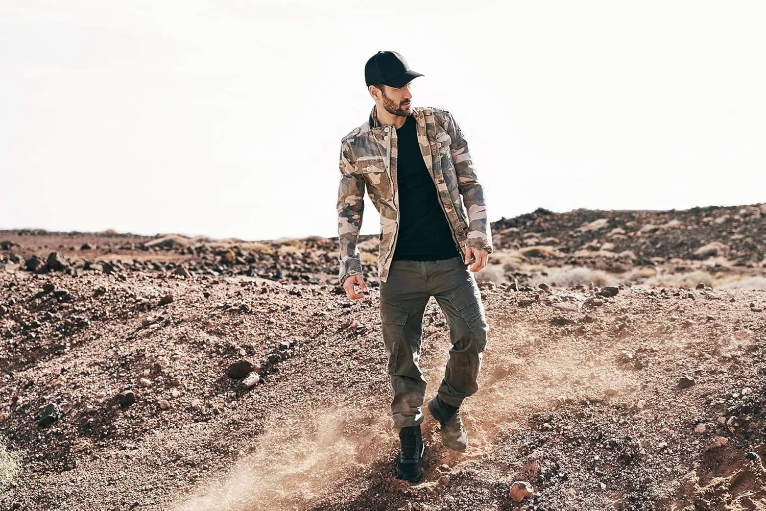 Бренд Brandit Individual WEAR мужская стильная непромокаемая активная повседневная куртка для активного отдыха и полевых условий со стойкой и скрытым капюшоном, цвет Light Woodland, размер 3X-Large, Light Woodland