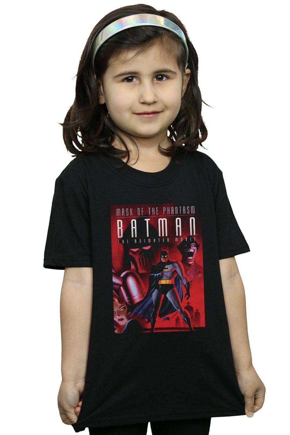 

Хлопковая футболка «Бэтмен Маска Фантазма» DC Comics, черный