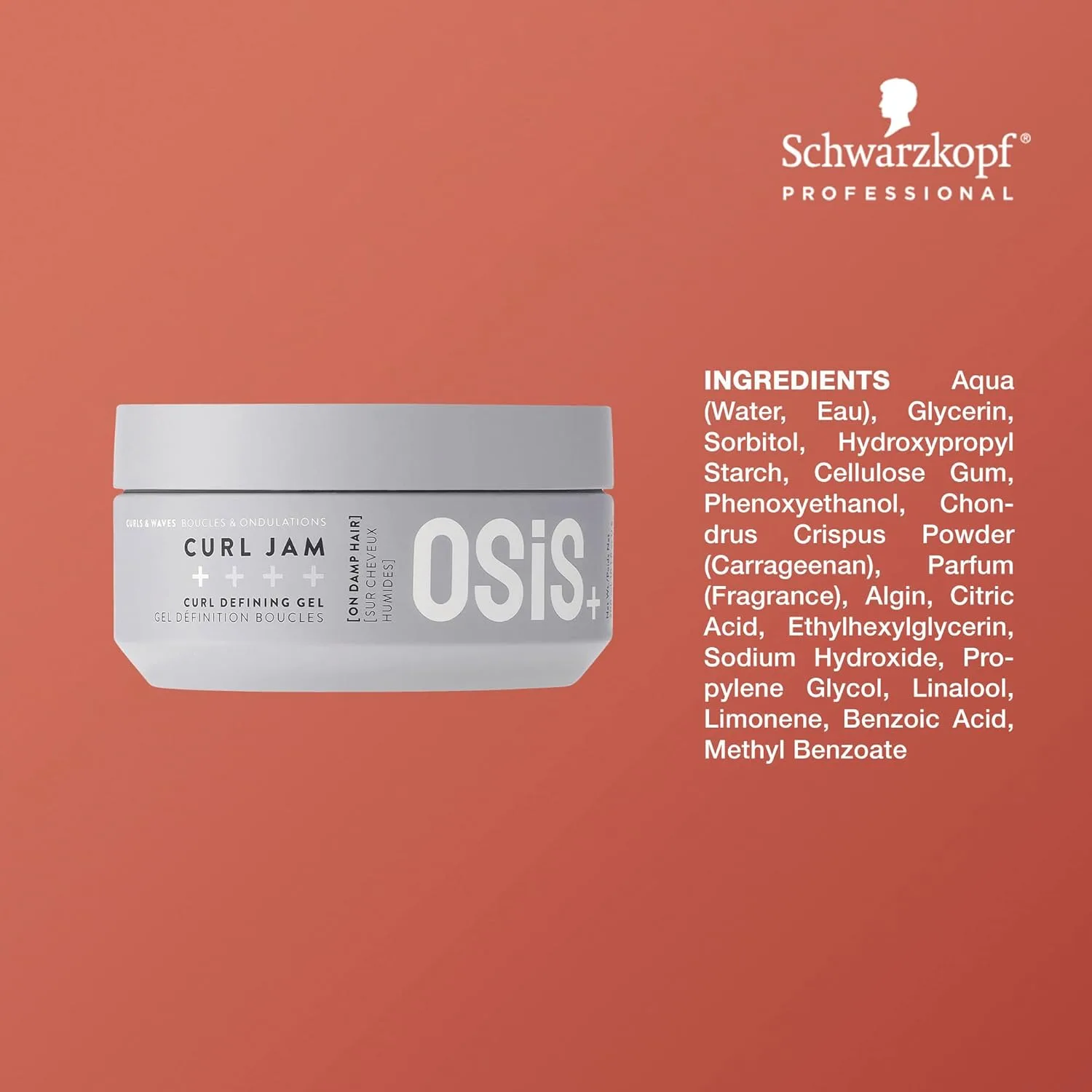 OSiS+ Curl Jam - Увлажняющий гель для формирования локонов, подходящий для всех типов кудрявых волос. — фото 3