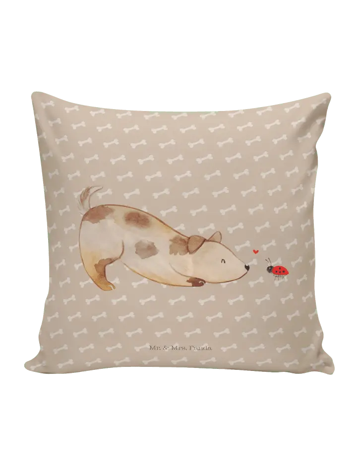 

Подушка Mr & Mrs Panda 40x40 Hund Marienkäfer, цвет hundeglück