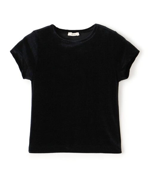 

Мини-футболка, велюровая DES PRES, черный