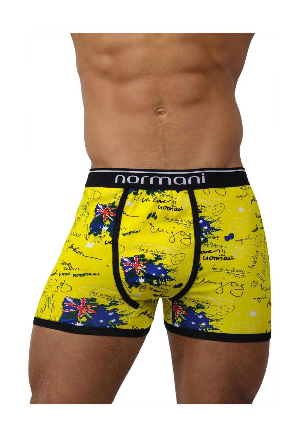 

Набор из 6 боксеров в стиле ретро из хлопка normani, цвет Crazy Yellow Britannia