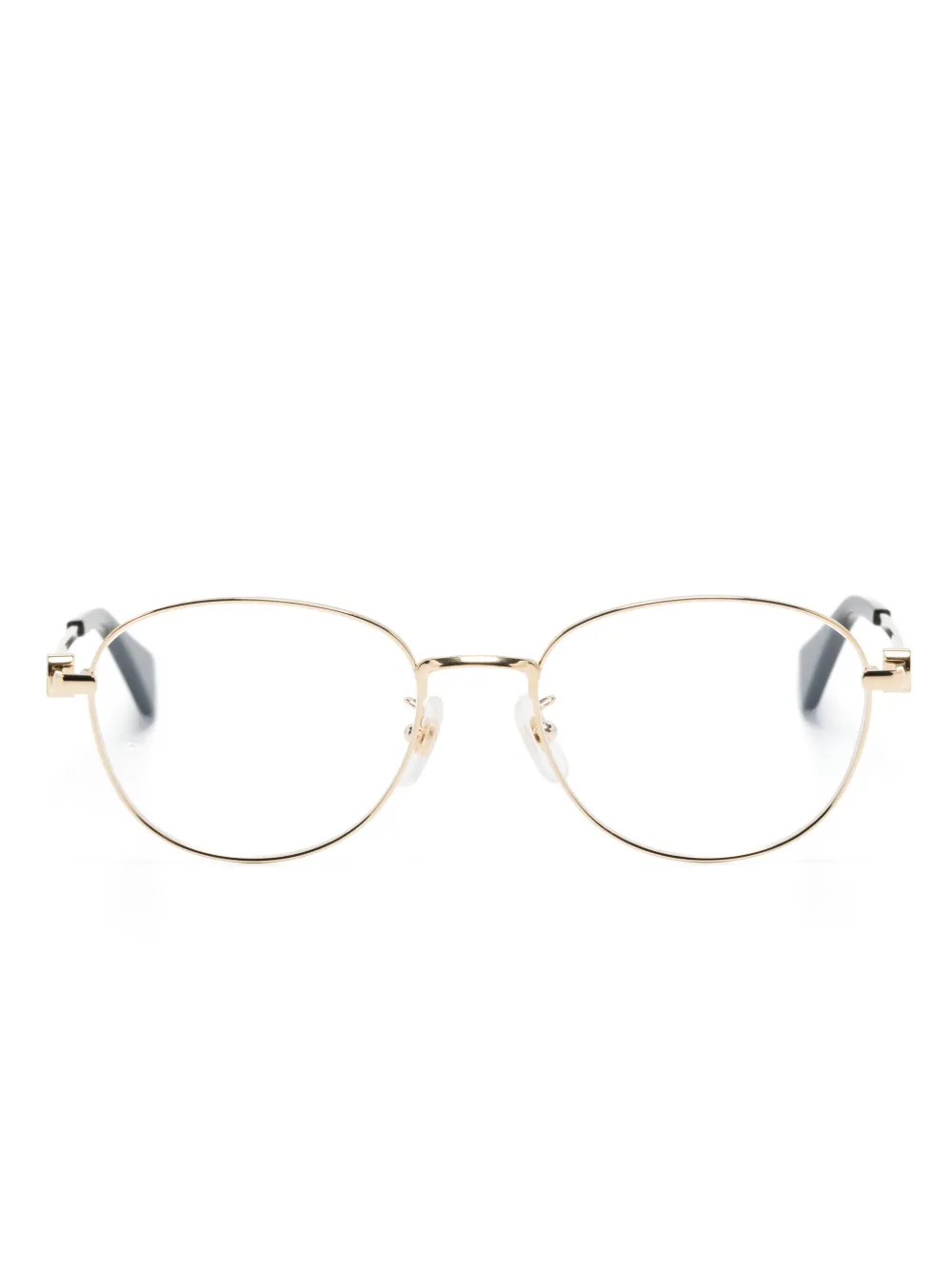

Очки в круглой оправе Cartier Eyewear, золотой