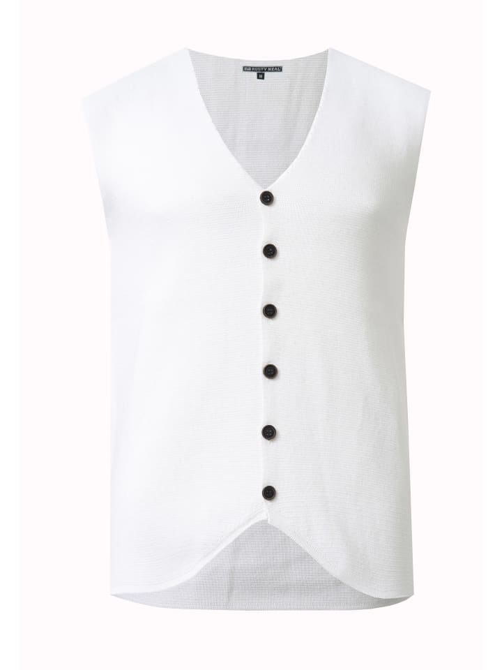 

Rusty Neal Вязаный жилет белого цвета