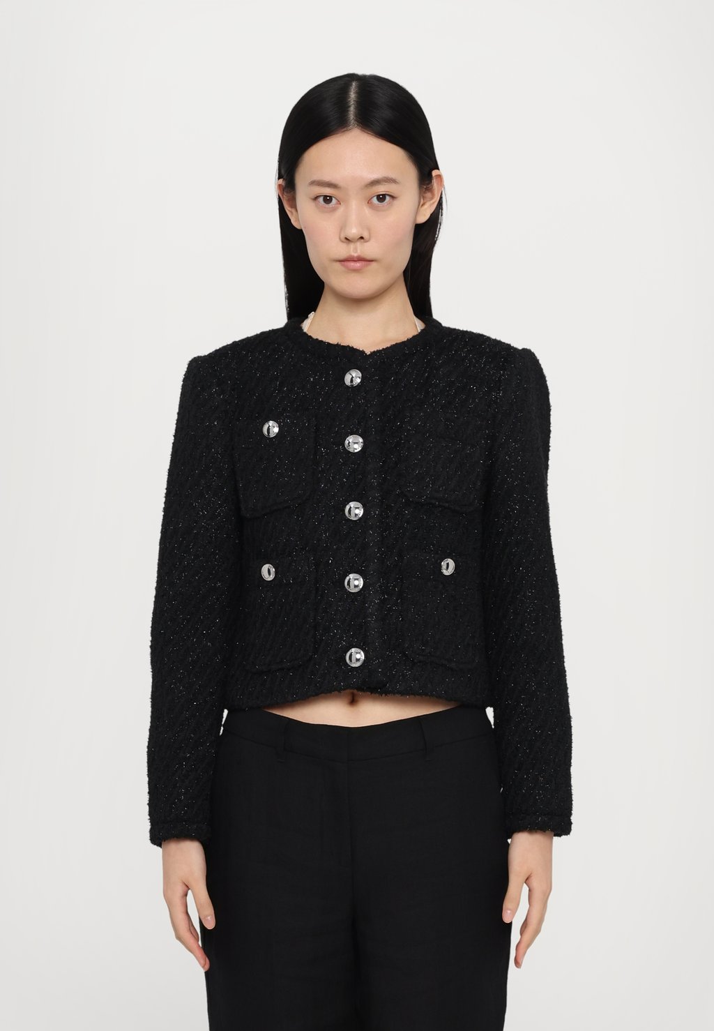 

Летняя куртка COLLARLESS MICHAEL Michael Kors, черный