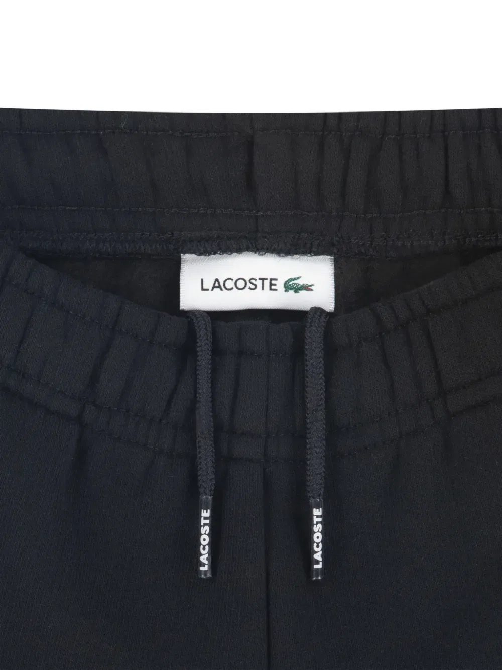 Спортивные шорты с логотипом Lacoste Kids, черный — фото 3