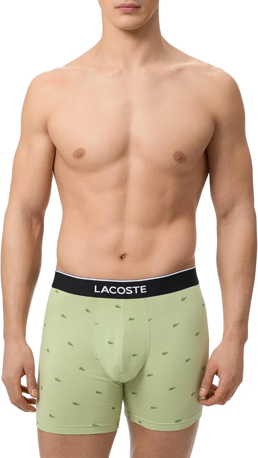 Боксеры Lacoste Birch/Lamb's Lettuce/Sino — фото 2