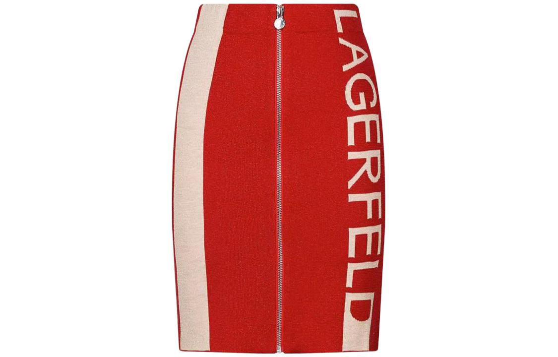 

KARL LAGERFELD / Karl Lagerfeld Jeans Юбка длинная Casual Karl Lagerfeld женская красная