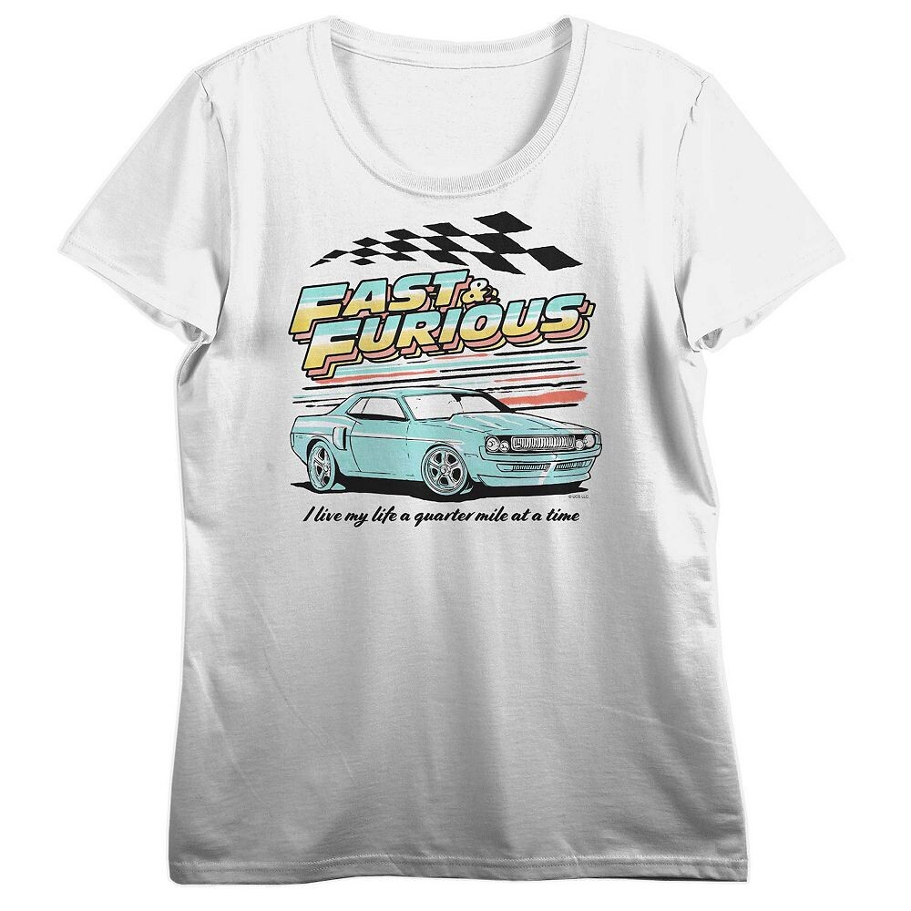 

Футболка с рисунком Fast & Furious для юниоров Licensed Character, синий