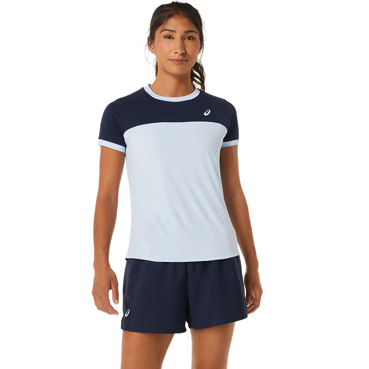 

Женская футболка Asics Court, синий/темно-синий