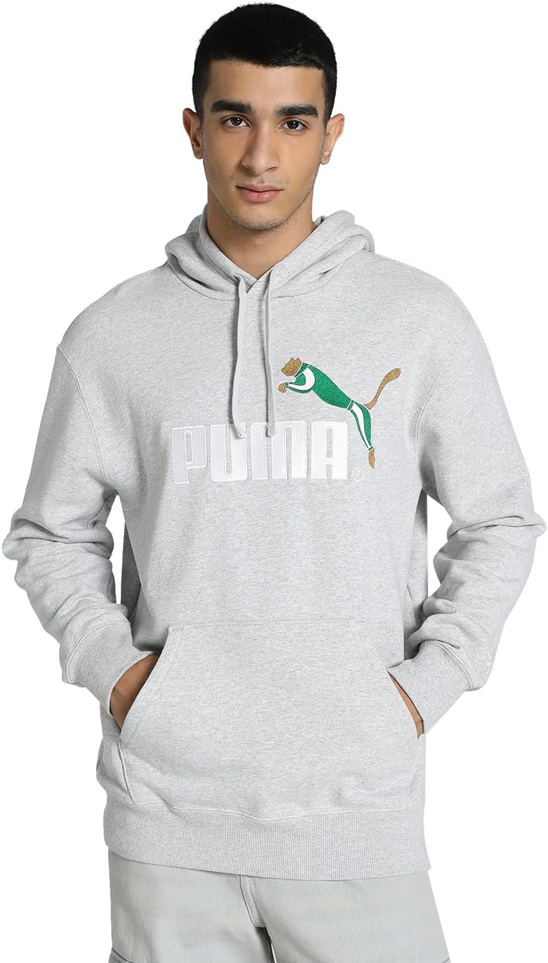 

Худи Puma Classic No. 1 Logo CELEBRATION, TR 621951, мужская, светло-серый