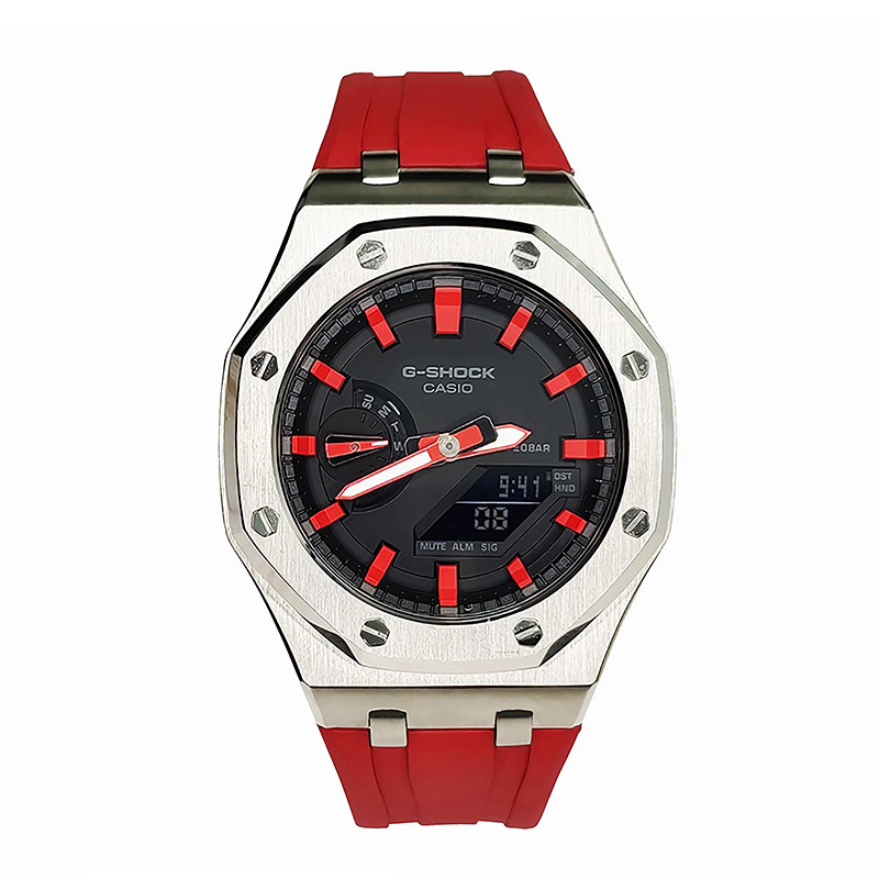

Мужские часы CASIO Liquid Crystal/Analog Dual Display Series 44 мм черные