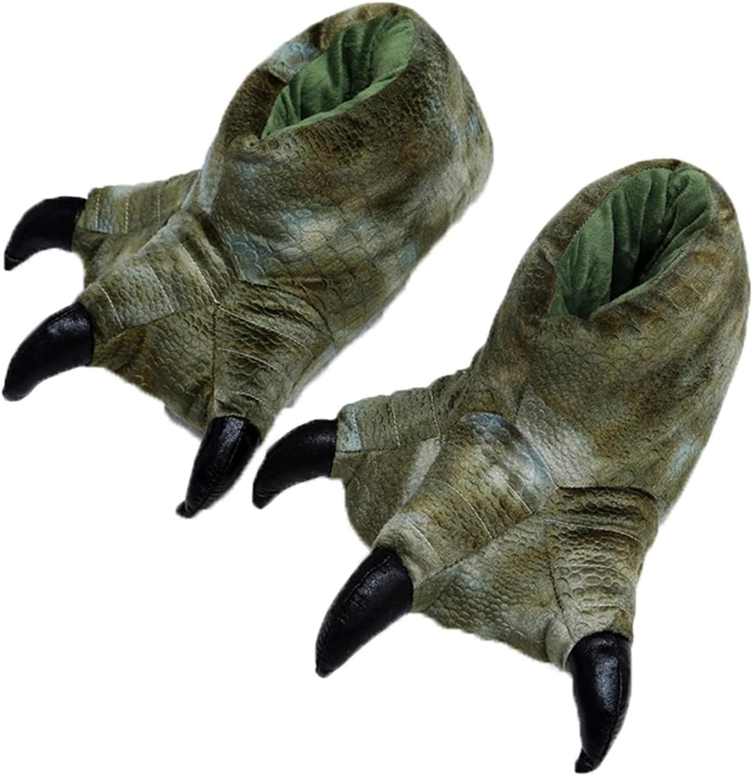 

Домашние тапочки Cliont для женщин и мужчин с мемори-пеной, удобные, теплые и нескользящие, Dinosaur