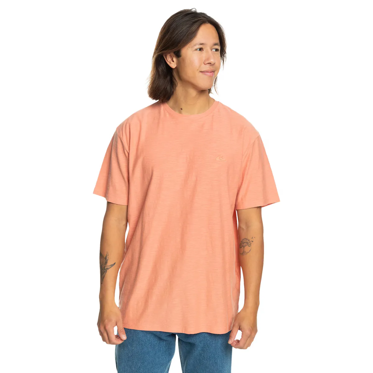 

Мужская футболка Slub Quiksilver, цвет Rosa