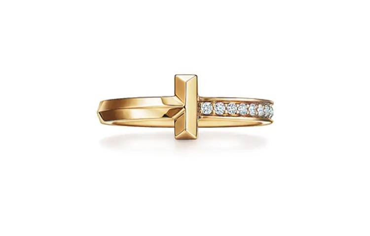 

Кольца с бриллиантами unisex gold TIFFANY & CO., золотой