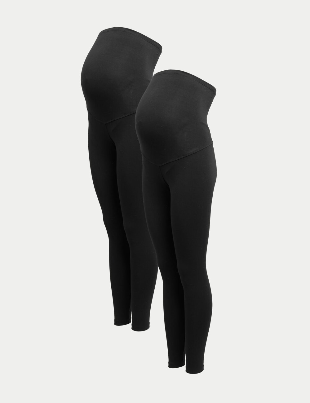 

Леггинсы для беременных 2 шт. Over Bump Marks & Spencer, черный