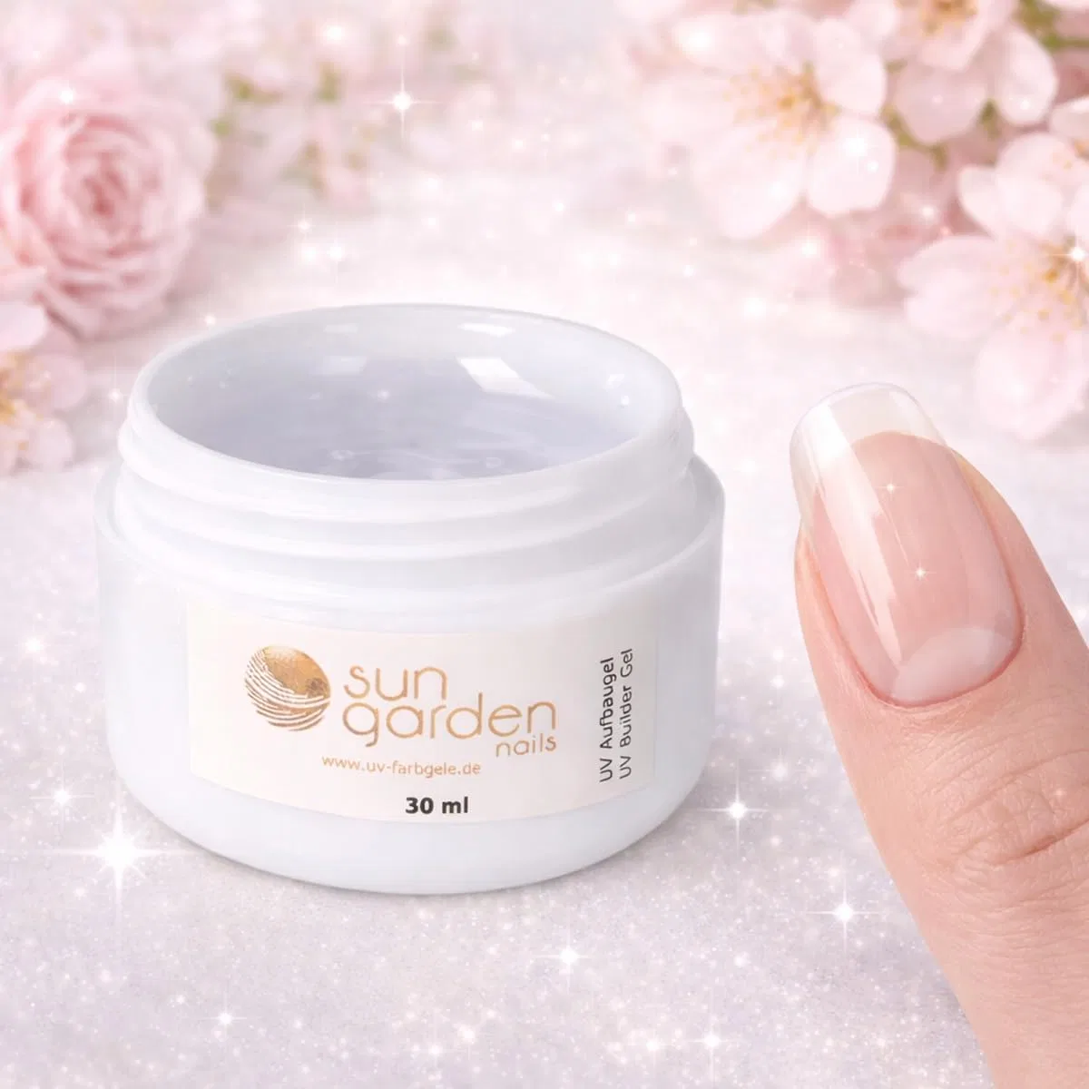 Прозрачный гель для наращивания ногтей «Builder Gel Clear» от Sun Garden Nails Sun Garden Nails — фото 2