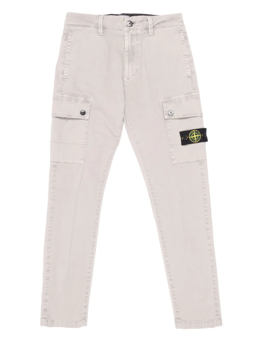 

Брюки карго с нашивкой Compass Stone Island Junior, нейтральный