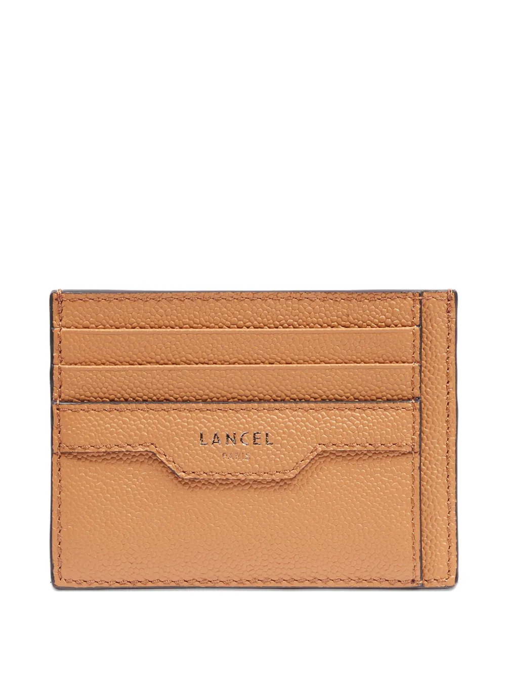 

Кожаный держатель карт Lancel, коричневый