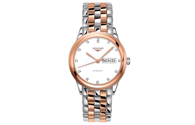 

LONGINES Часы Men's Military Flag Collection Watch, White Dial