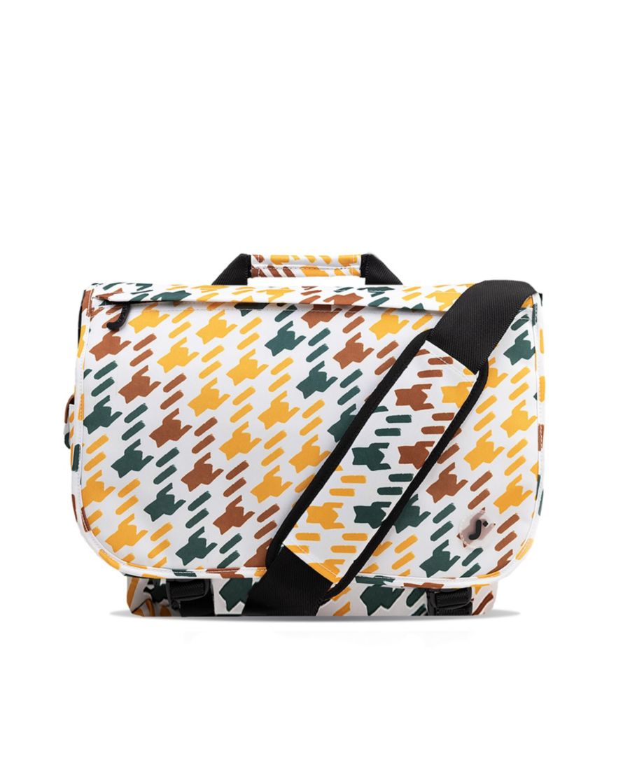 

Универсальная сумка-мессенджер Thomas 16 дюймов с отделением для ноутбука, подходит для школы и путешествий J World, Vivid tweed