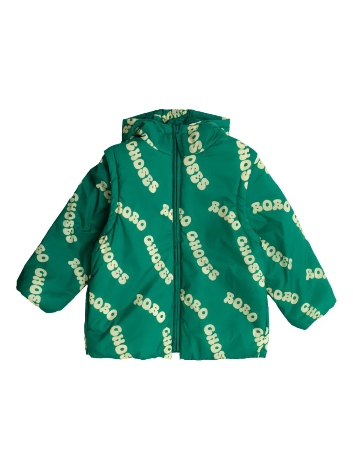 

Bobo Choses дутая куртка Wavy, зеленый