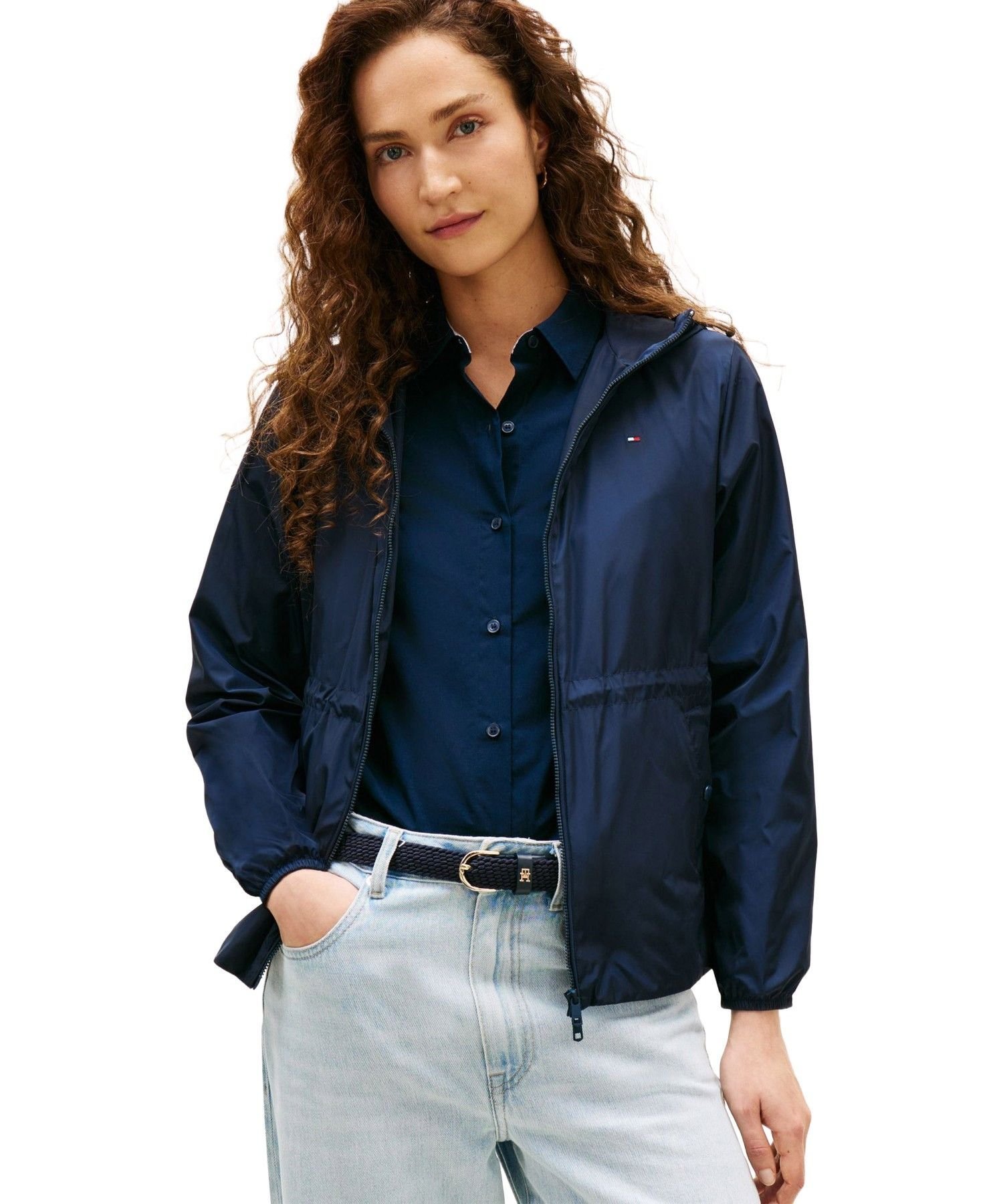 Ветровка Transition 26SS Tommy Hilfiger, Navy C1G