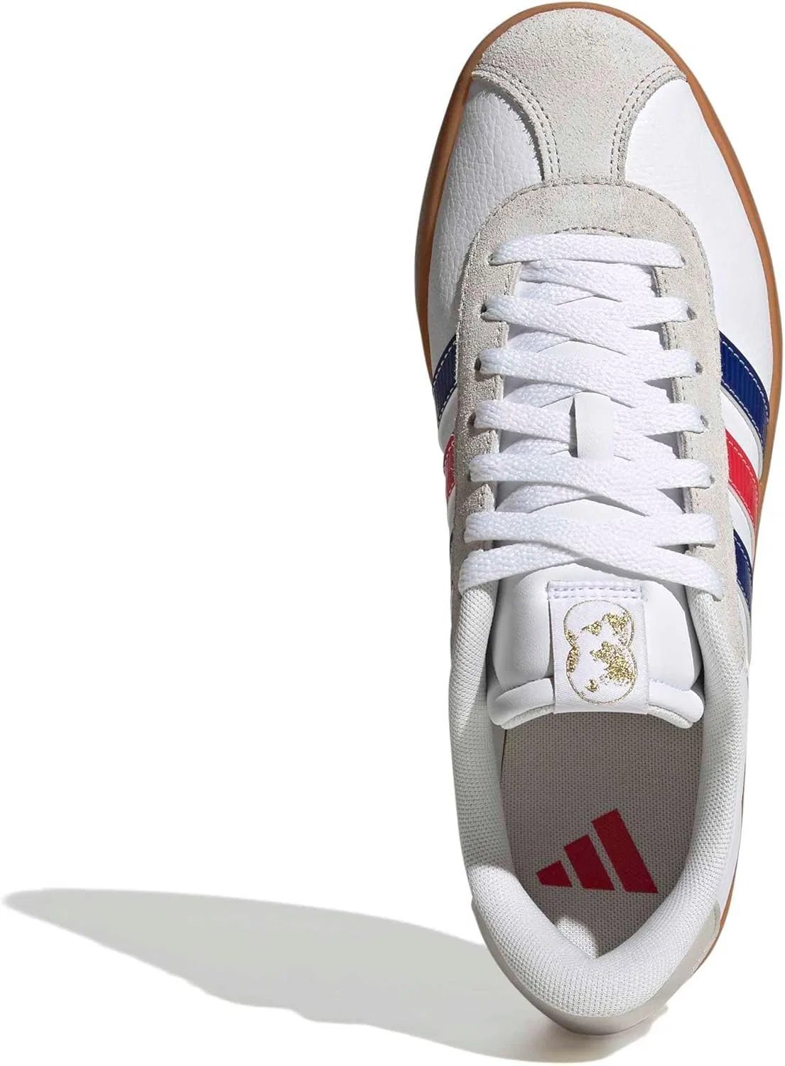 Кроссовки adidas VL Court 3.0, White/Pure Ruby/Mystery Ink — фото 3