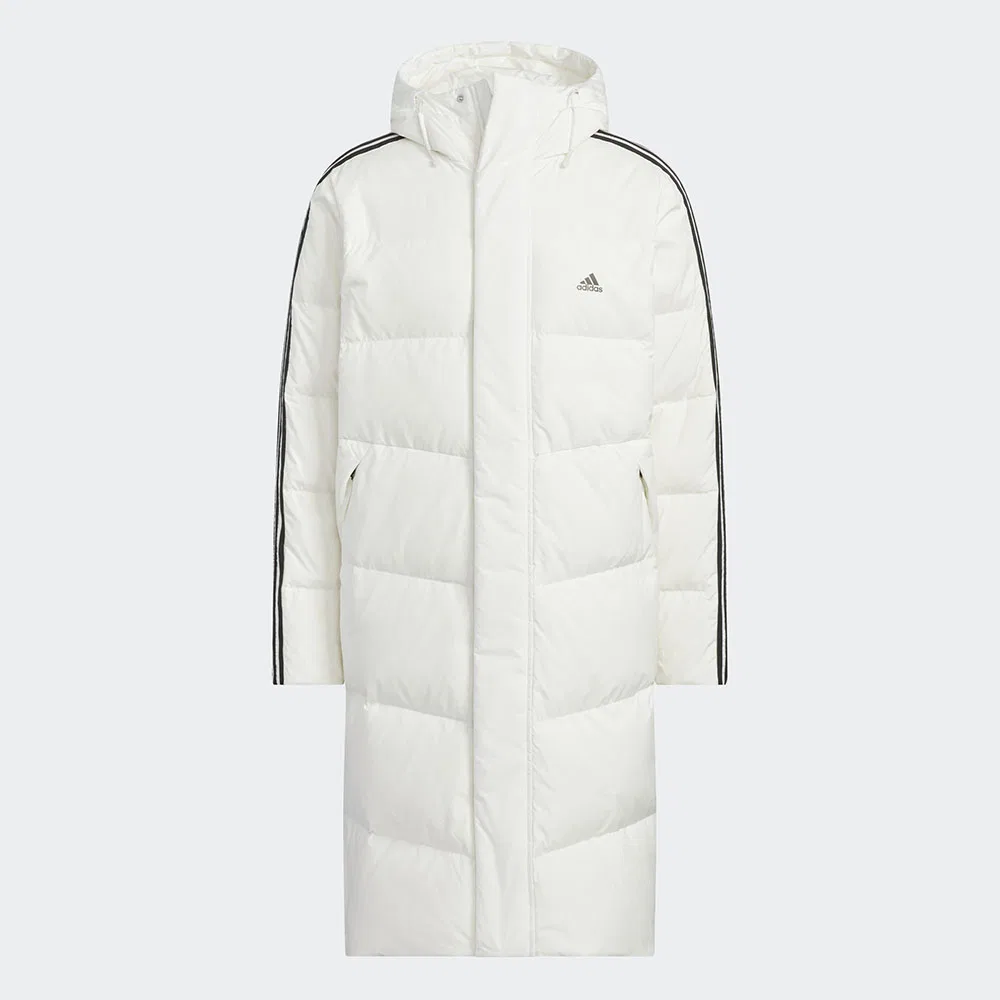 Мужское длинное пуховое пальто 3S Off White от Adidas