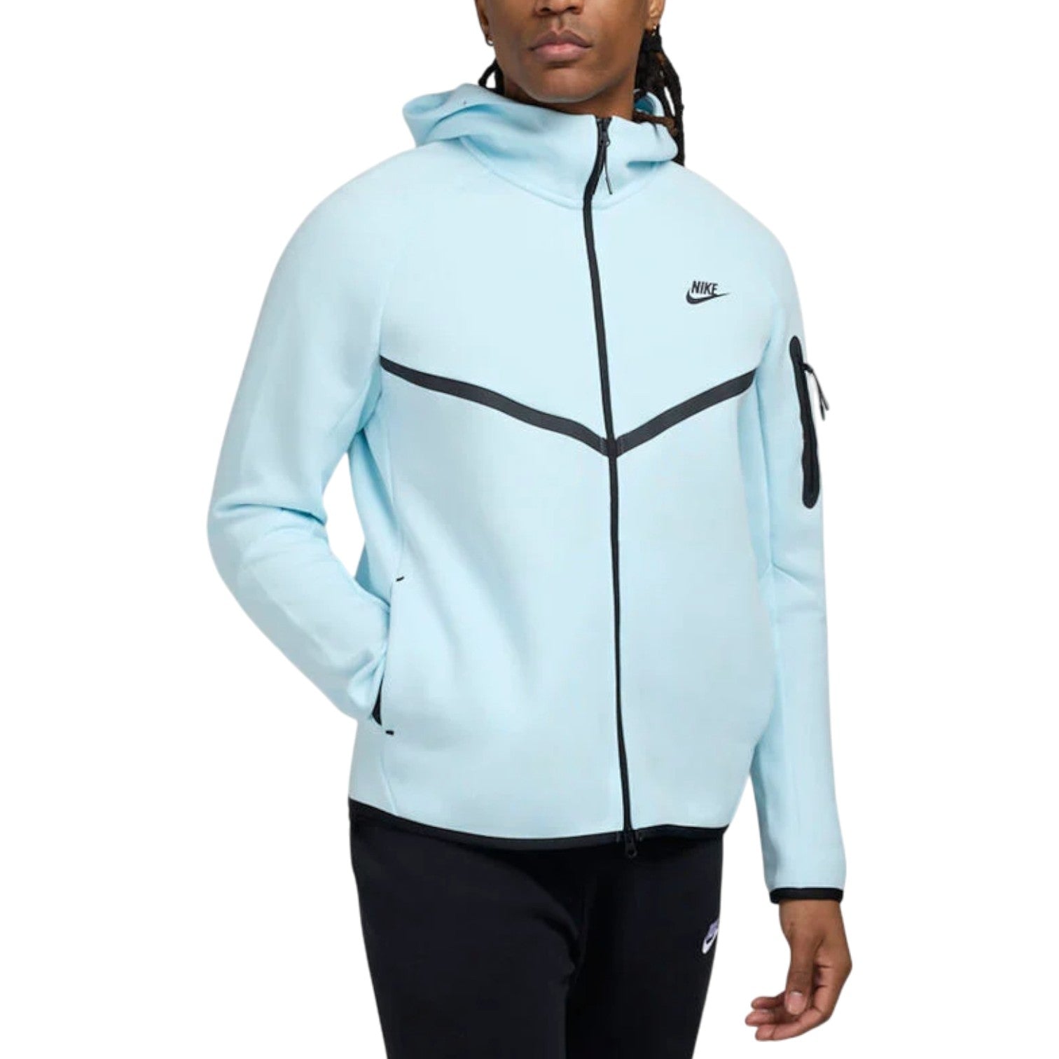 Худи Nike Sportswear Tech Fleece 'Glacier Blue' — фото 2