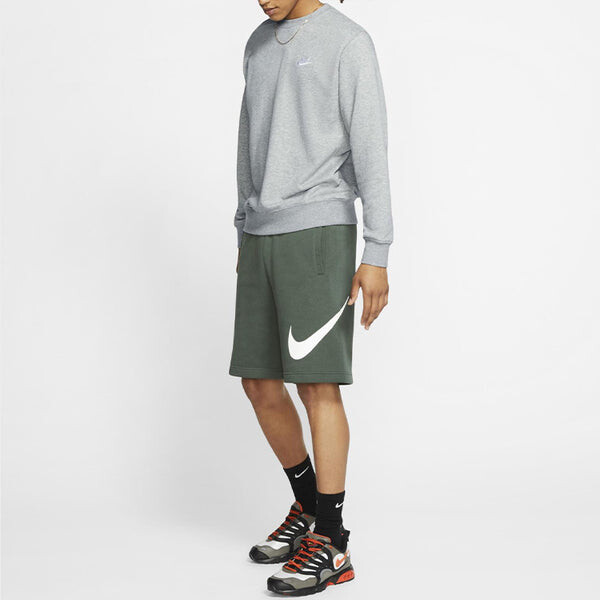 Толстовка Nike Men Sportswear Club French Terry Crew Gray, серый — фото 3