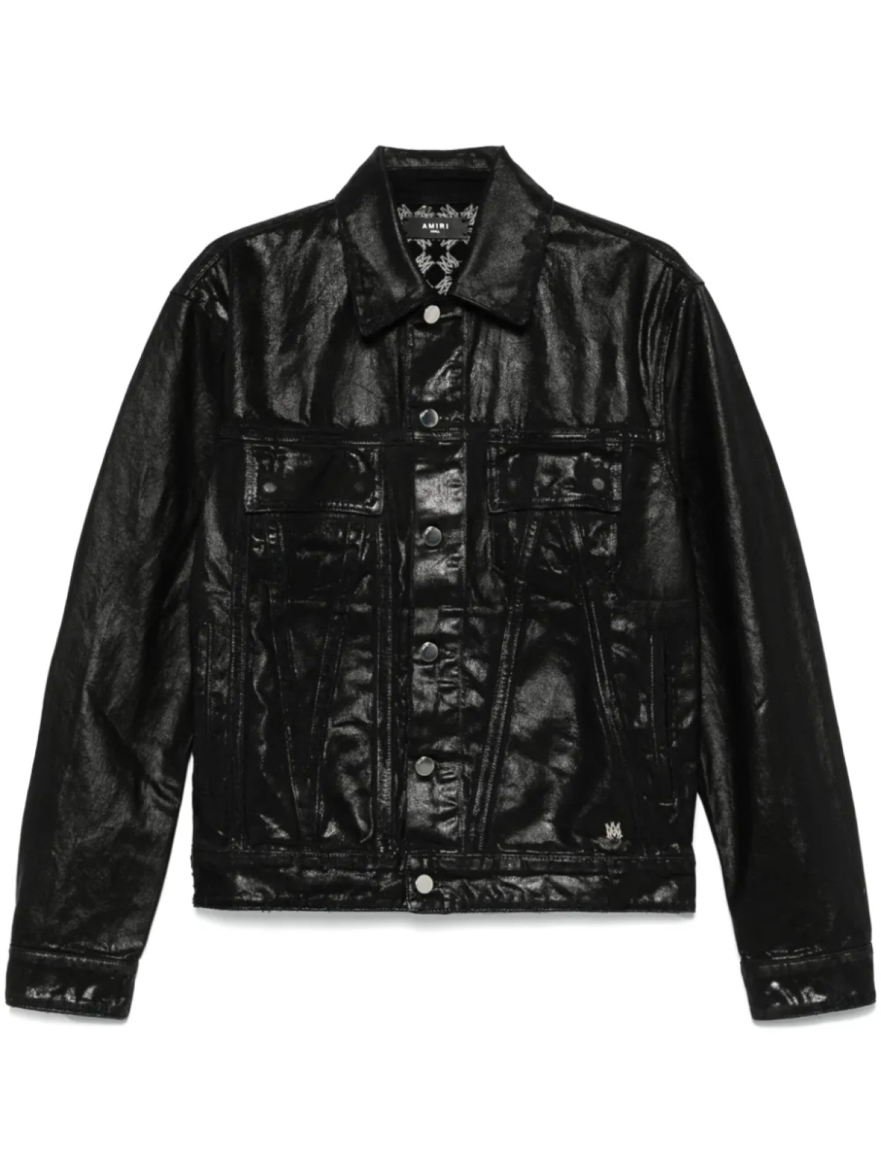 

Куртка из вощеного денима AMIRI, черный