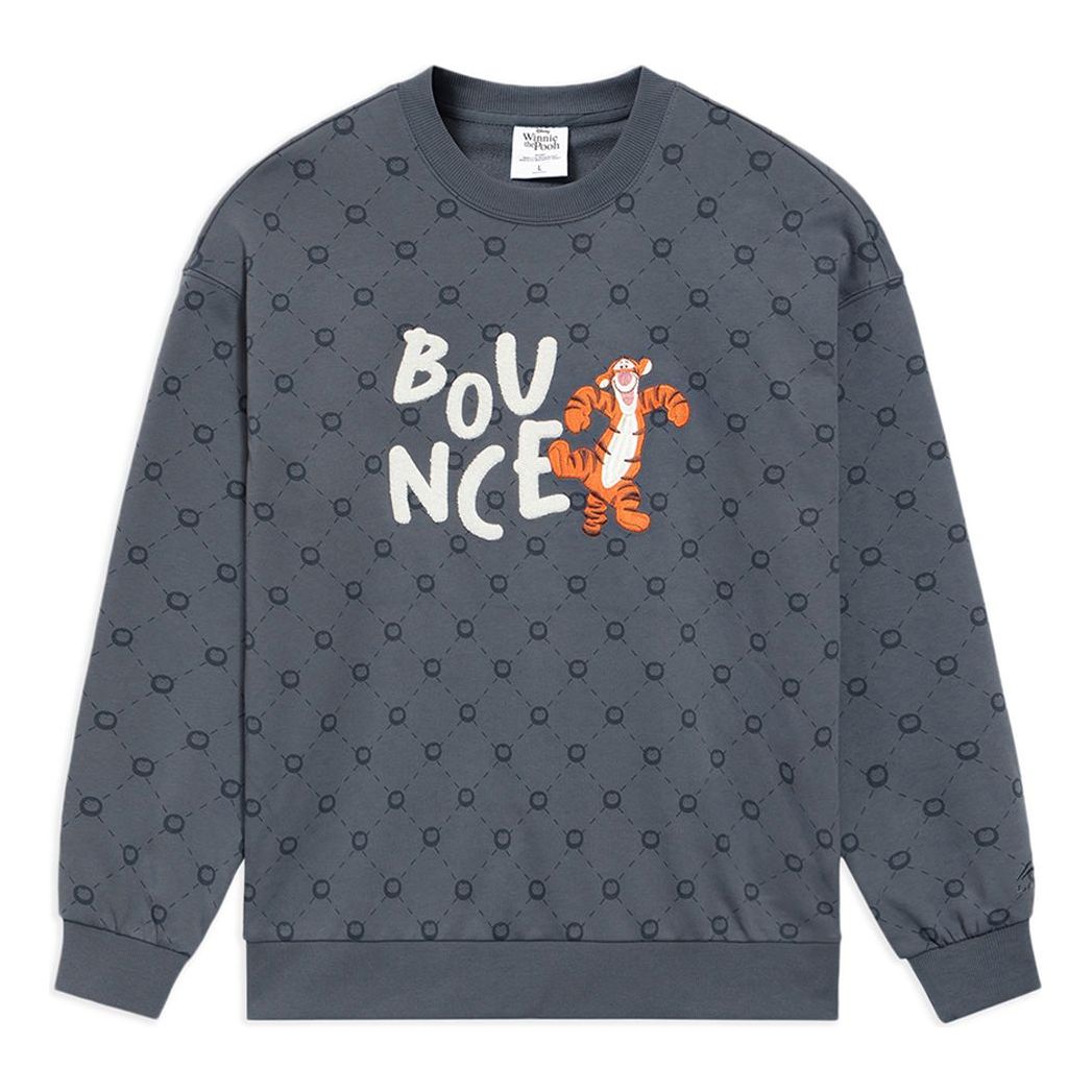 

Спортивная толстовка Li-Ning x Disney Graphic Sweatshirt 'Storm Grey' AWDS557-3, серый