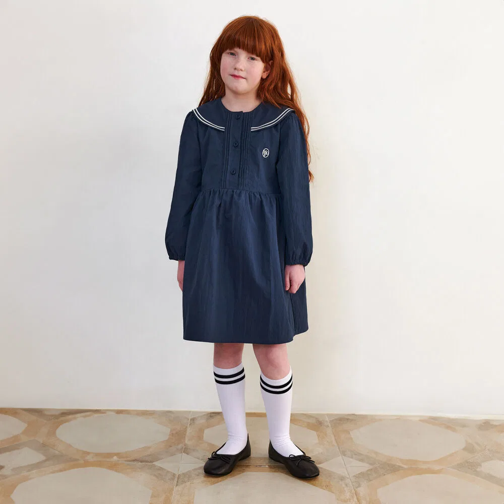 Детское платье-матроска Enfant Sailor тёмно-синего цвета от Marithé Kids