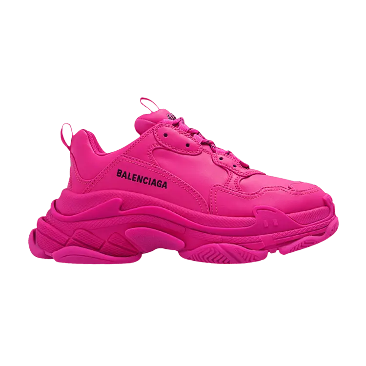 Кроссовки Balenciaga Wmns Triple S Sneaker 'Dark Pink', розовый