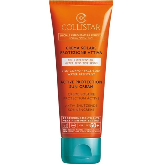 

Антивозрастной солнцезащитный крем, 100 мл Collistar, Speciale Abbronzatura Perfetta Sun Cream Active Protection Sun Cream, SPF 50+