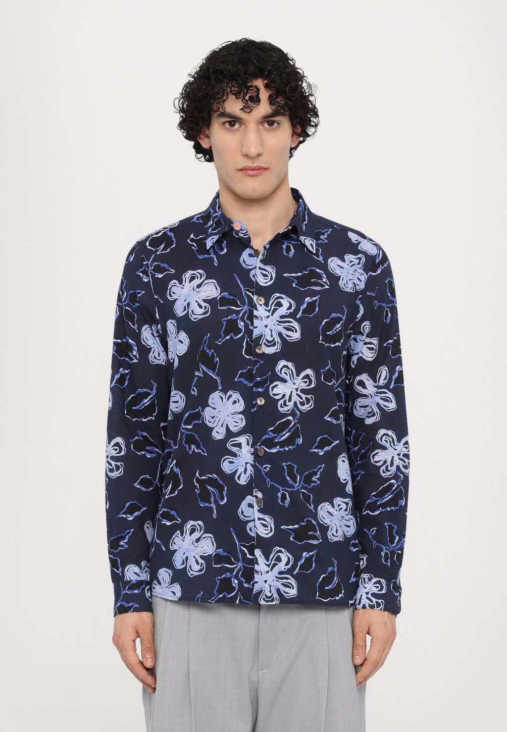 

Рубашка REGULAR FIT SHIRT PS Paul Smith, темно-синий