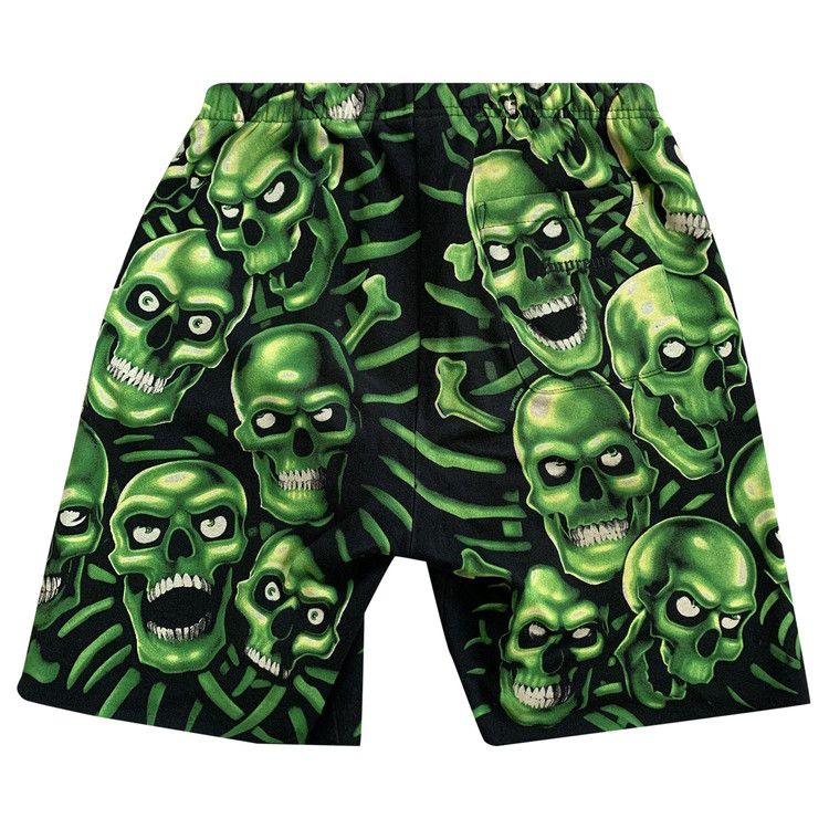 Шорты Supreme x Liquid Blue Skull Pile Shorts, Green — фото 2