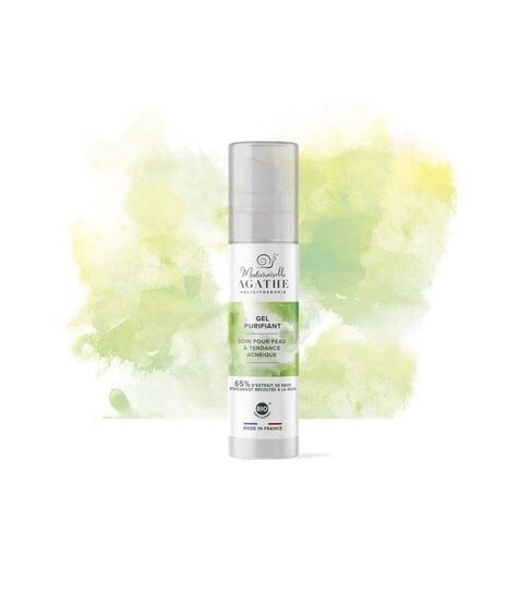 

Очищающий гель для кожи с акне со слизью улитки, органический, 50 мл, Mlle Agathe