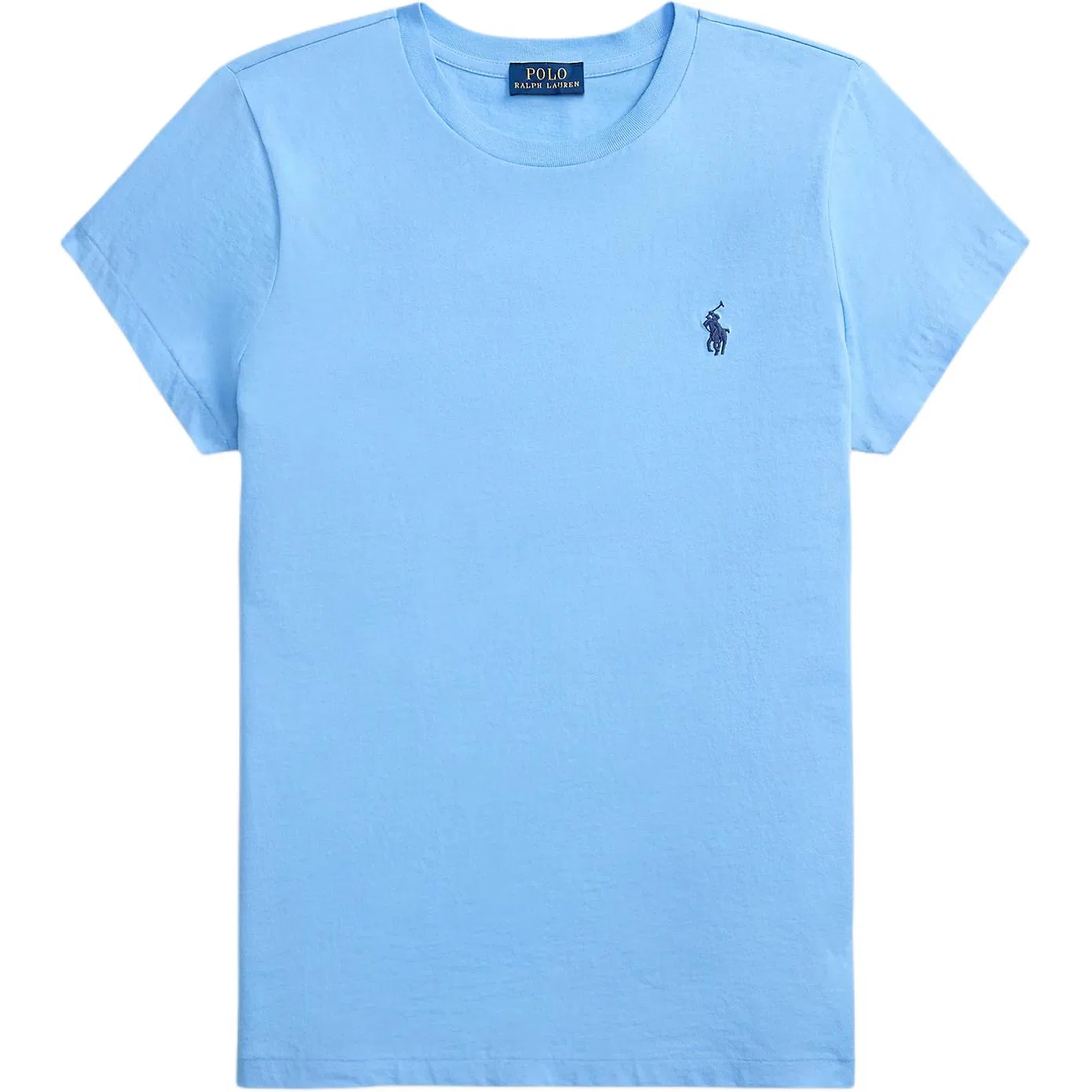 Футболка с вышивкой пони Pony Embroidered Crewneck Polo Ralph Lauren, Chatham Blue