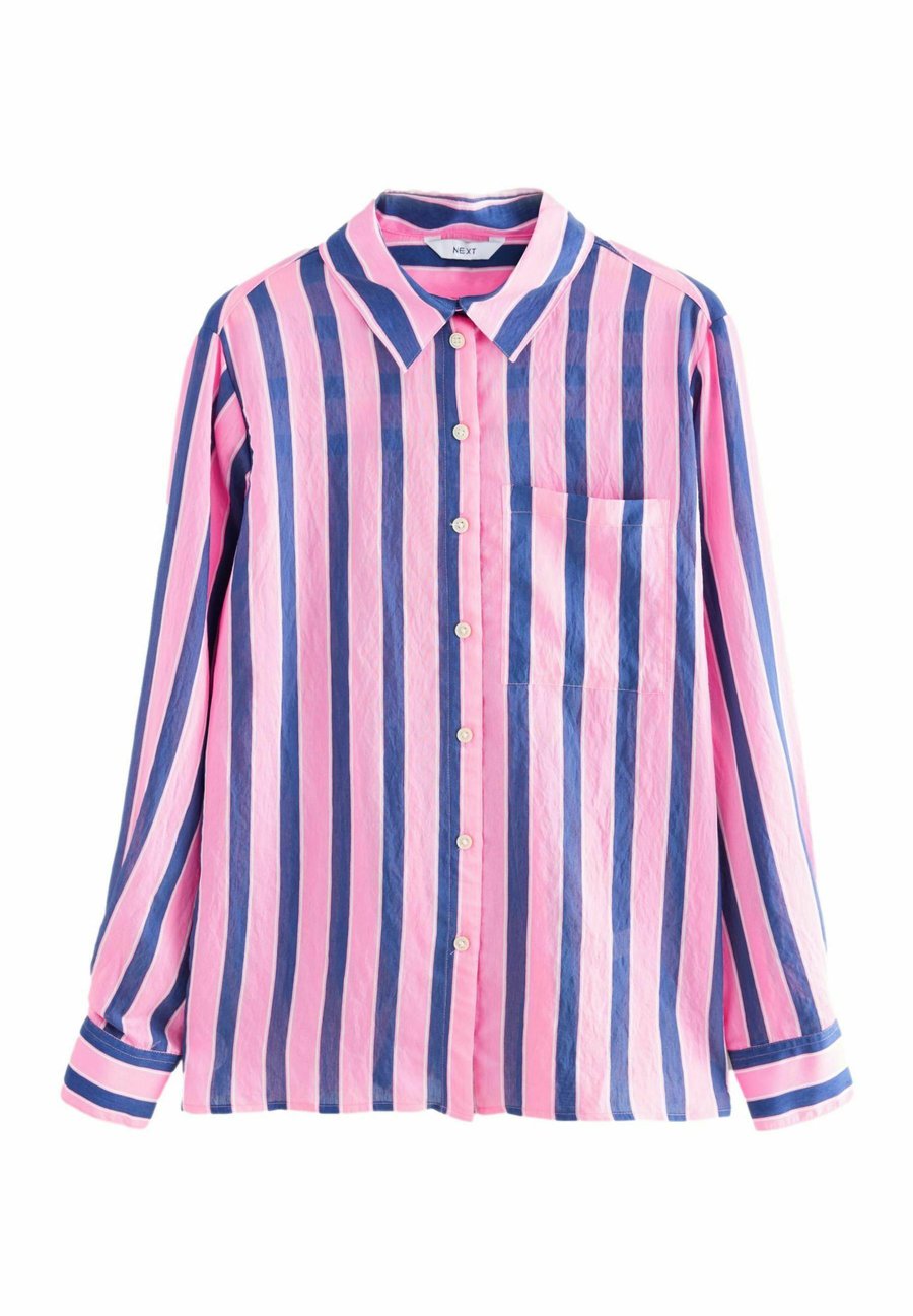 

Блуза Next REGULAR FIT LONG SLEEVE, Pink Navy Stripe/Pink