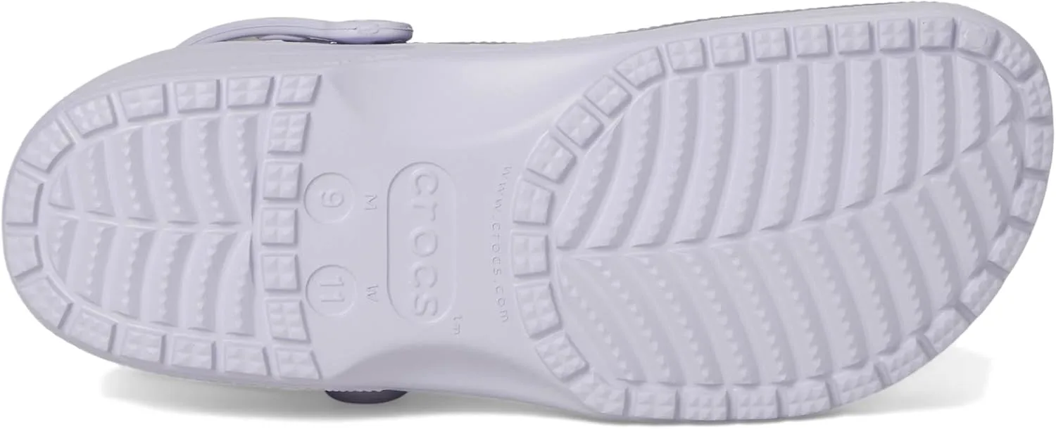 Классические матовые сабо Crocs, фиолетовый — фото 3