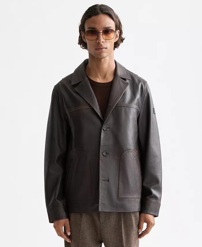 

Мужской пиджак на пуговицах спереди Scotch & Soda, черный