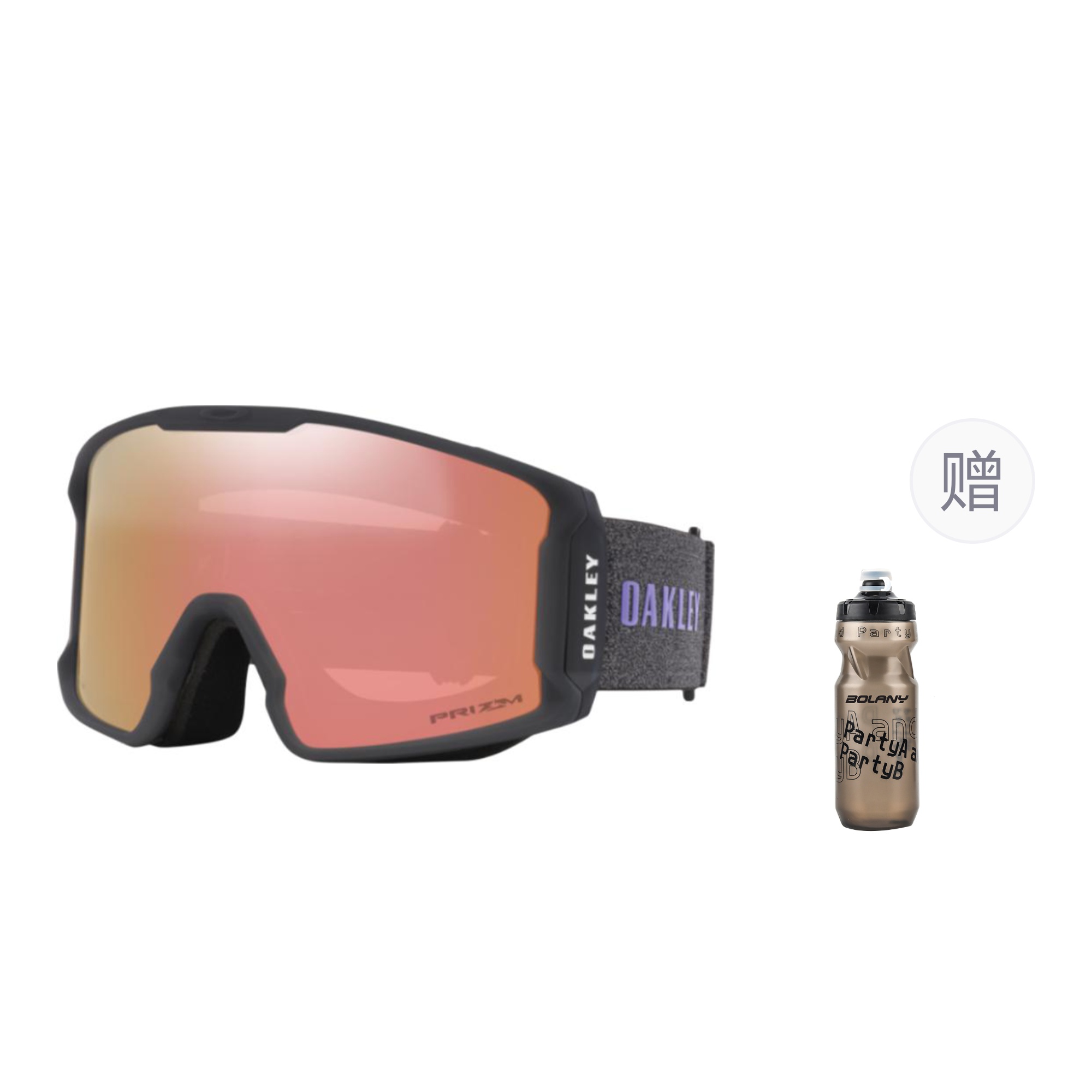 

Противотуманные лыжные очки Line Miner L Coverage с ветрозащитой и застежкой snap buckle, унисекс для активного отдыха Oakley