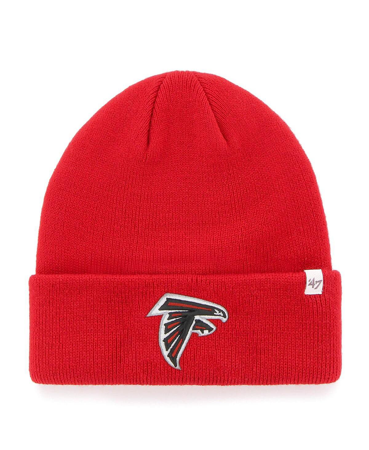 

Мужская базовая вязаная шапка Red Atlanta Falcons '47 с манжетами среднего размера '47 Brand