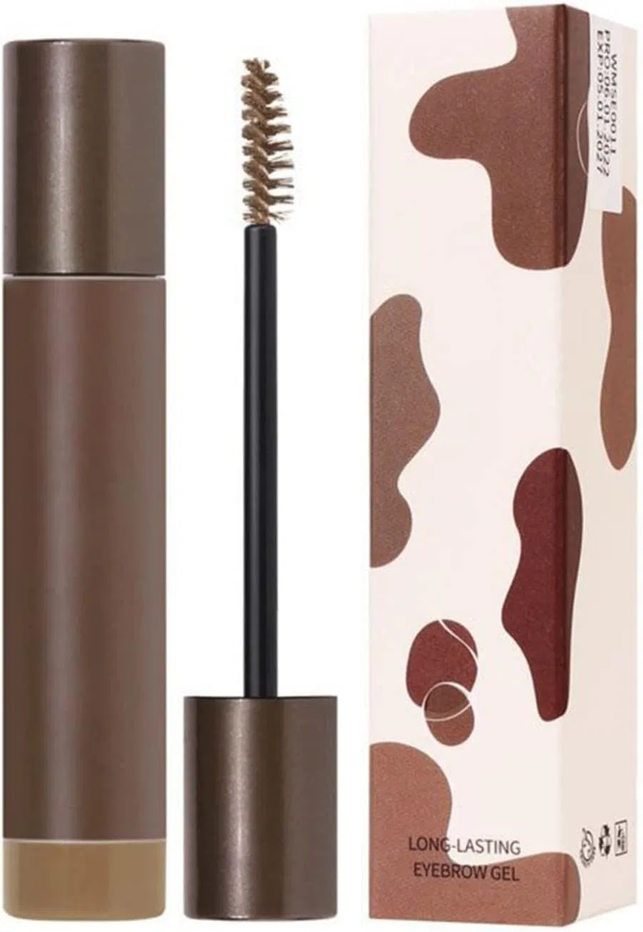 Гель для бровей Attractive Colored Eyebrow Gel, водостойкий, с тремя кисточками, Generic — фото 2
