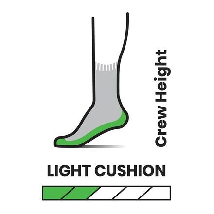 

Носки в полоску Hike Light Cushion — детские Smartwool, черный