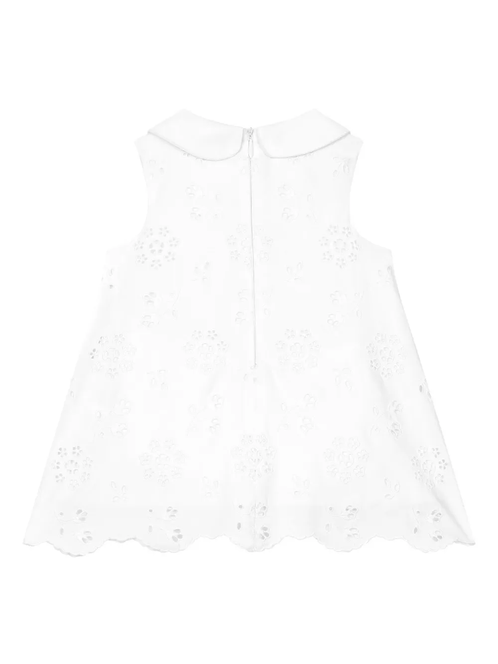 Комплект из платья и блумеров с английской вышивкой Dolce & Gabbana Kids, белый — фото 2
