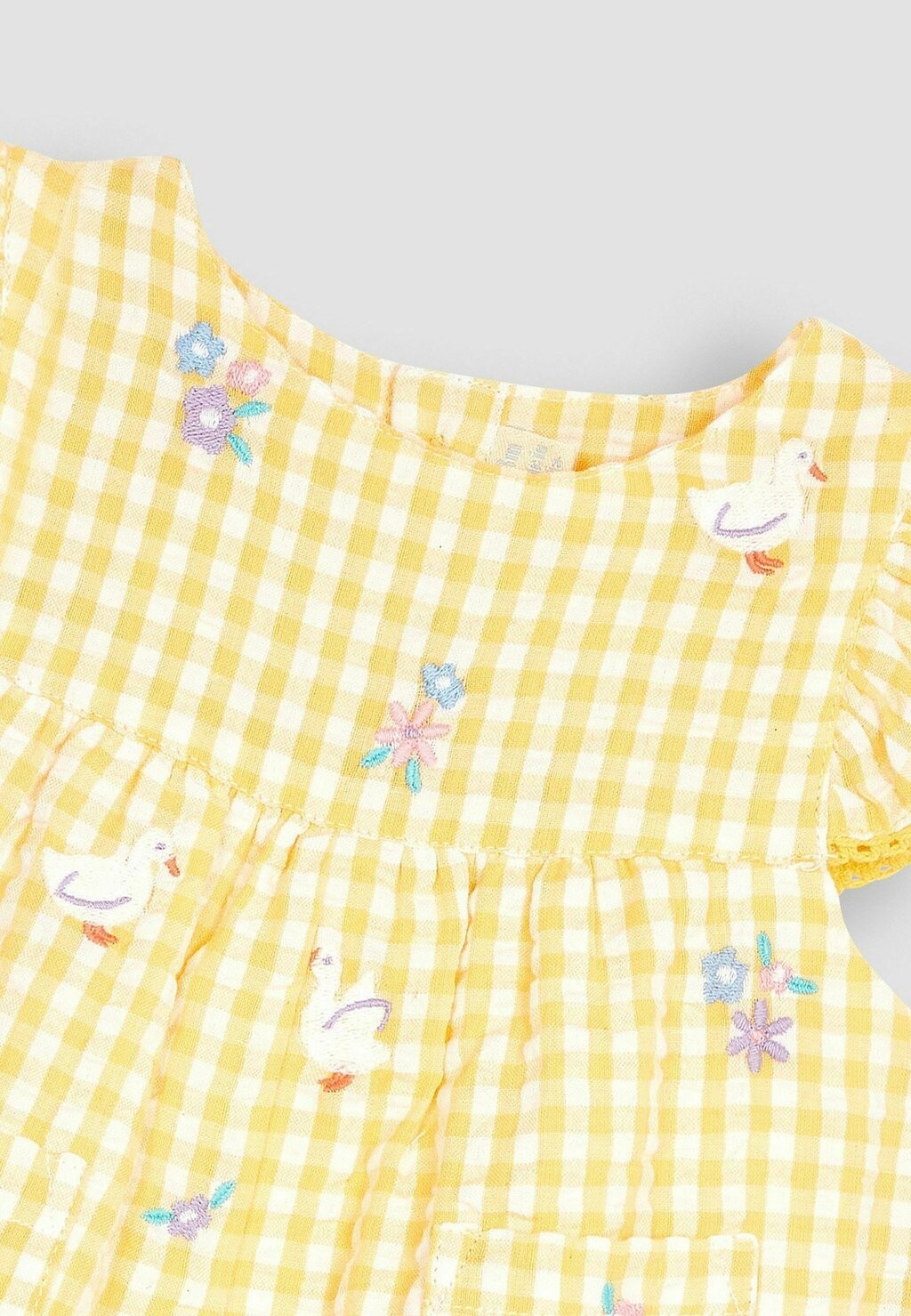

Комбинезон GINGHAM PRETTY-REGULAR FIT JoJo Maman Bébé, желтый