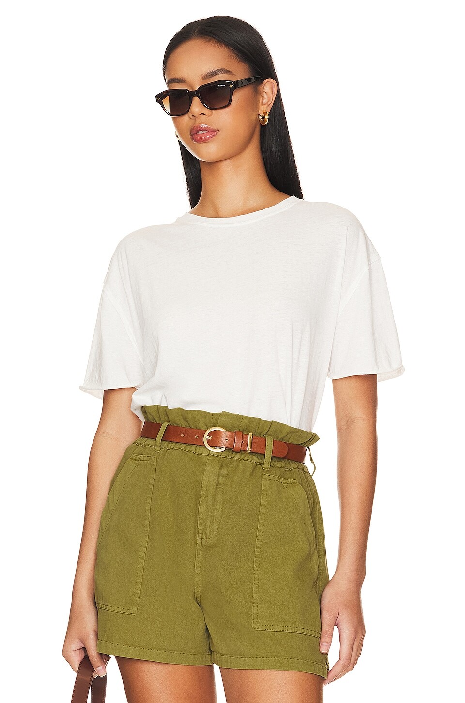

Футболка Free People Nina, слоновая кость, Бежевый, Футболка Free People Nina, слоновая кость